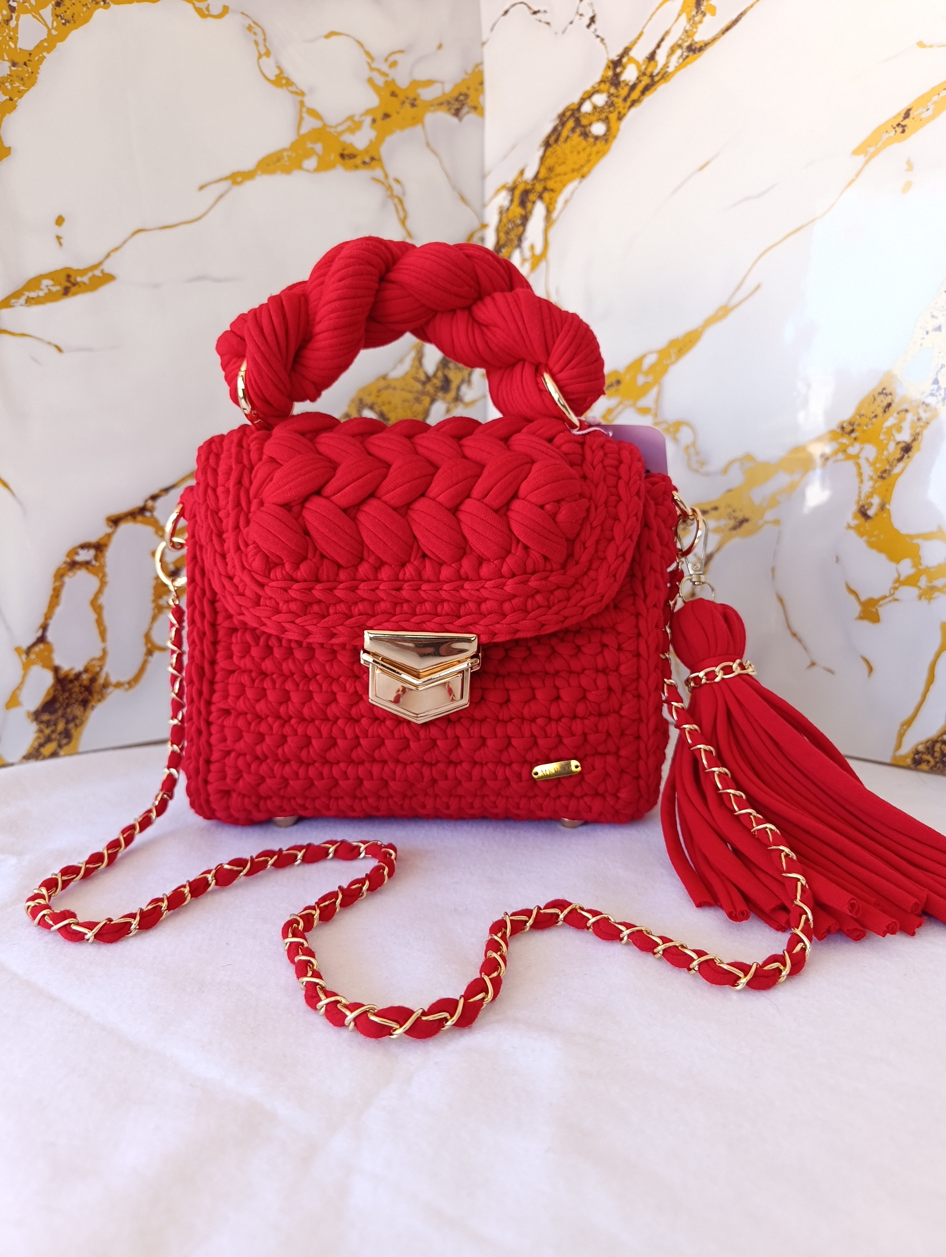 CARTERA AMELÍ ROJO